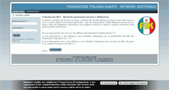 Desktop Screenshot of federkarate.net